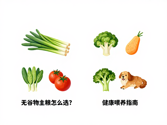 无谷物主粮怎么选？新鲜蔬菜夹宠物的健康喂养指南