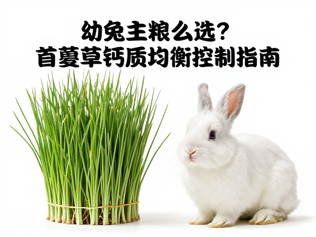 幼兔主粮怎么选？苜蓿草钙质均衡控制指南