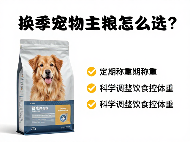换季宠物主粮怎么选?结合定期称重,科学调整饮食控体重