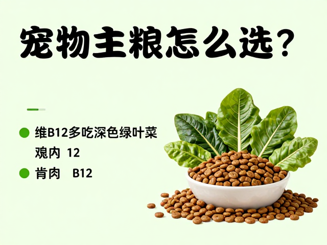 宠物主粮怎么选?补充维B12多吃深色绿叶菜