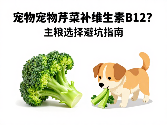 宠物吃西兰花芹菜能补维生素B12?主粮选择避坑指南