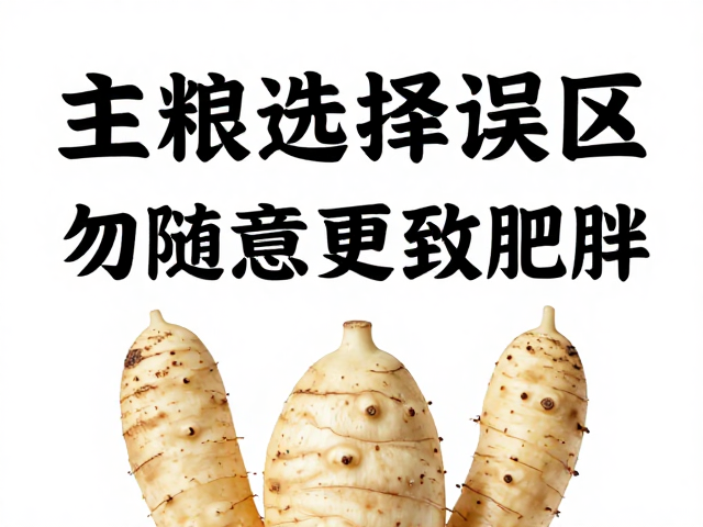 主粮选择误区,淀粉根茎过多易致肥胖,勿随意更改主食