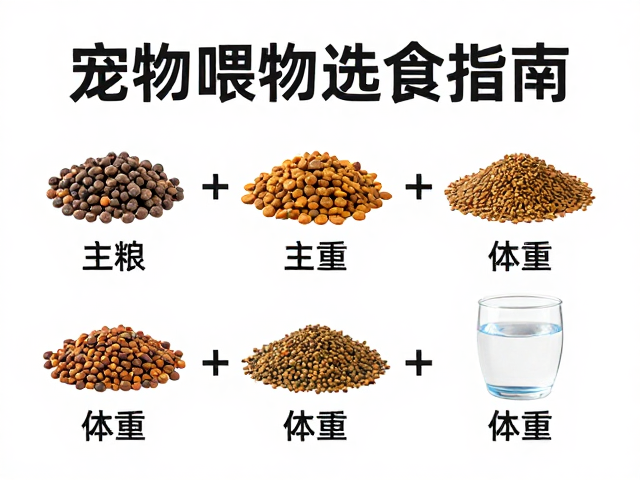 宠物喂食指南,主粮选择、体重定期称重与凉白开纯净水搭配
