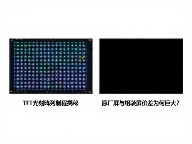 TFT光刻阵列制程揭秘,原厂屏与组装屏价差为何巨大?