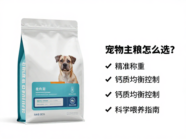 宠物主粮怎么选?精准称重,钙质均衡控制,科学喂养指南
