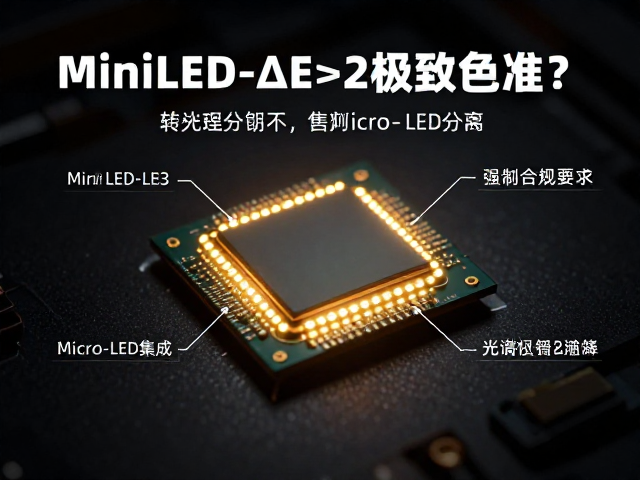 MiniLED发光芯片与Micro-LED集成,如何实现ΔE<2极致色准?