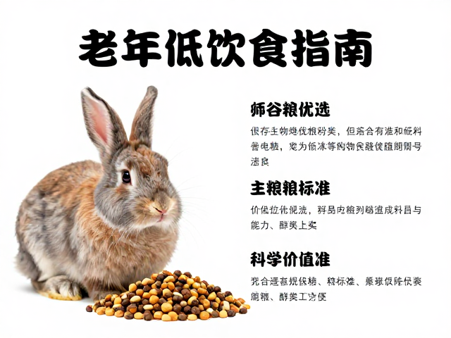 老年兔低钙饮食指南,无谷物主粮优选与科学喂养