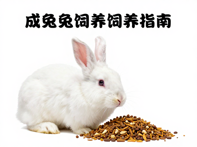 成兔饲养指南,主粮选择、拒喝生水与定时定量喂食法