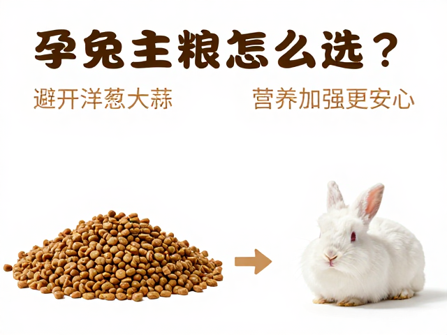 孕兔主粮怎么选?避开洋葱大蒜,营养加强更安心