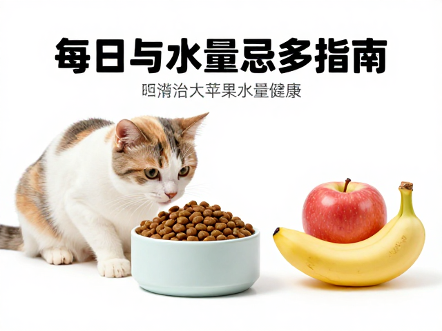 猫咪主粮怎么选?每日水量监测与苹果香蕉忌多指南