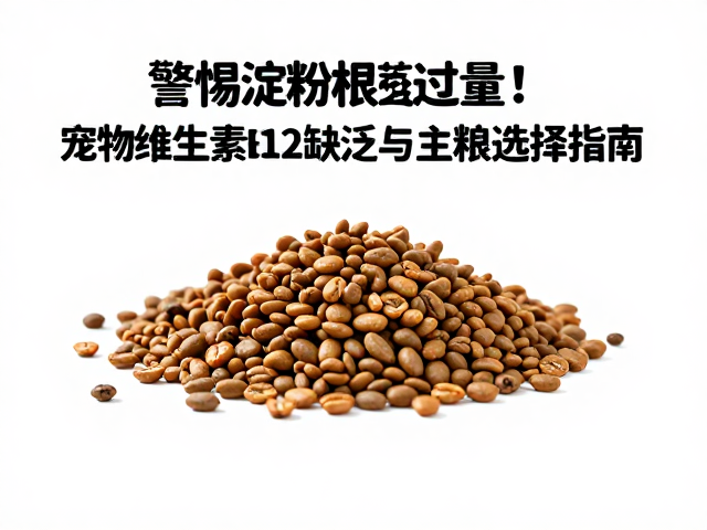 警惕淀粉根茎过量!宠物维生素B12缺乏与主粮选择指南
