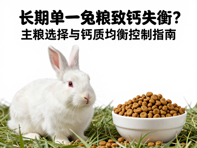 长期单一兔粮致钙失衡?主粮选择与钙质均衡控制指南