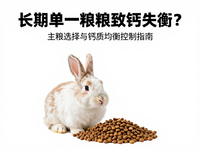 长期单一兔粮致钙失衡?主粮选择与钙质均衡控制指南