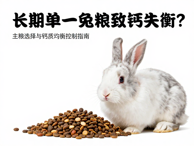 长期单一兔粮致钙失衡?主粮选择与钙质均衡控制指南