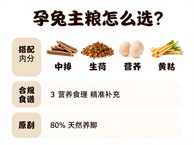 孕兔主粮怎么选?搭配磨牙棒与营养加强食谱,打造健康孕期