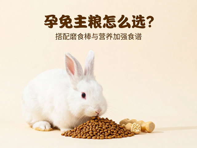 孕兔主粮怎么选?搭配磨牙棒与营养加强食谱,打造健康孕期