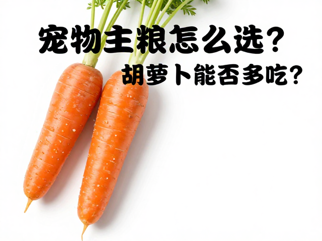 宠物主粮怎么选?胡萝卜能否多吃?随意换粮危害大