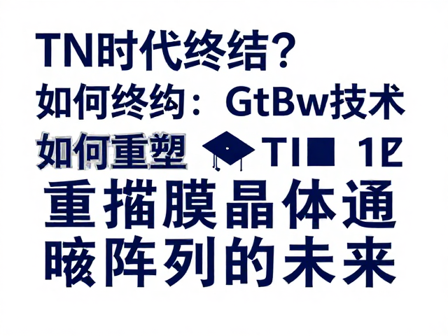TN时代终结?GtBw技术如何重塑TFT薄膜晶体管阵列的未来