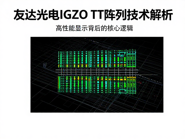 友达光电IGZO TFT阵列技术解析,高性能显示背后的核心逻辑