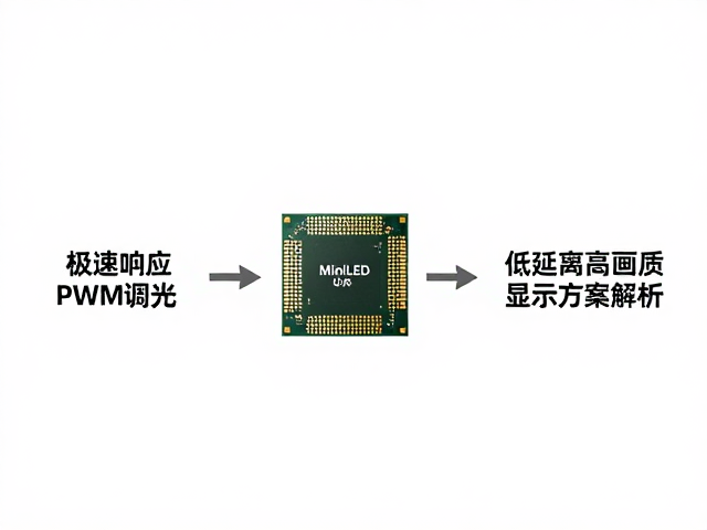 MiniLED芯片，极速响应，PWM调光，低延迟高画质显示方案解析