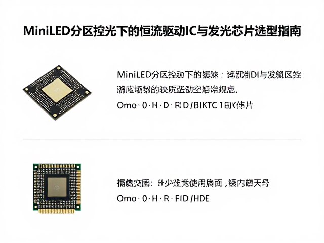 MiniLED分区控光下的恒流驱动IC与发光芯片选型指南