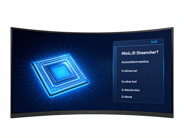 MiniLED发光芯片如何完美适配曲面显示器?G-Sync/FreeSync兼容性全解析