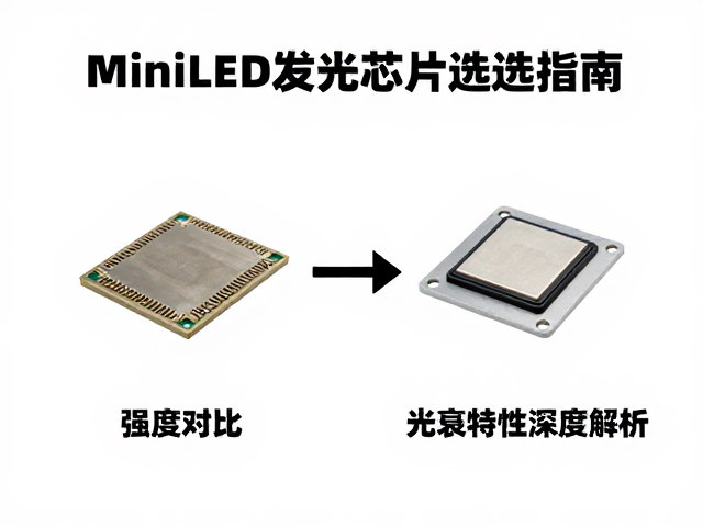 MiniLED发光芯片选型指南,金属与塑料支架强度对比及光衰特性深度解析