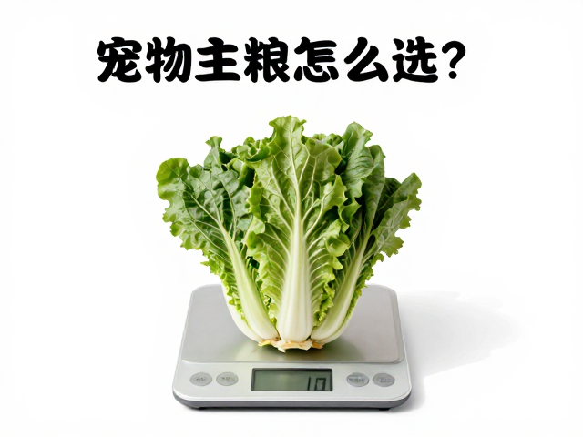 宠物主粮怎么选?配合深色绿叶菜与定期称重,科学控体重