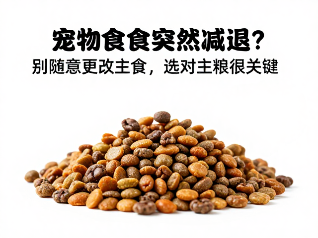 宠物食欲突然减退?别随意更改主食,选对主粮很关键