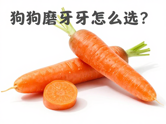 狗狗磨牙棒怎么选?主粮搭配胡萝卜限量食用的科学指南