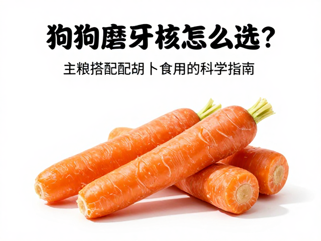 狗狗磨牙棒怎么选?主粮搭配胡萝卜限量食用的科学指南
