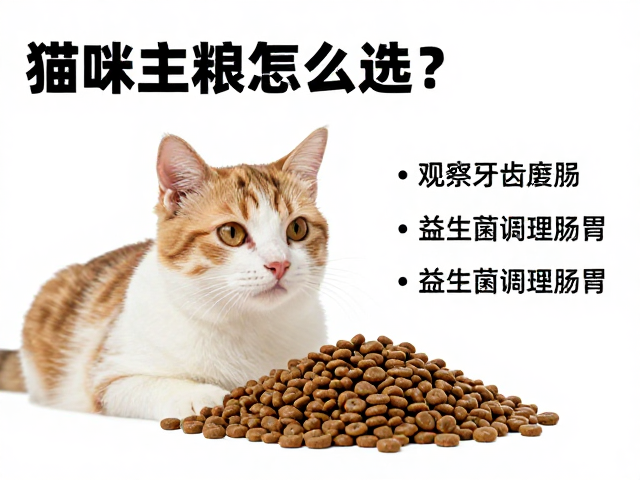 猫咪主粮怎么选?观察牙齿磨损,益生菌调理肠胃,养出行家