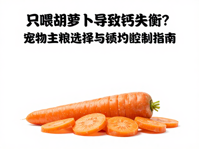只喂胡萝卜导致钙失衡？宠物主粮选择与钙质均衡控制指南