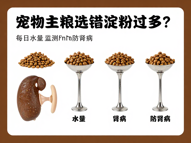 宠物主粮选错淀粉过多？每日水量监测防肾病