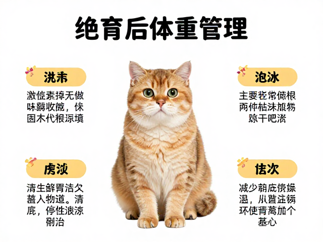 绝育后体重管理,主粮选择与清洗晾干细节,告别肥胖