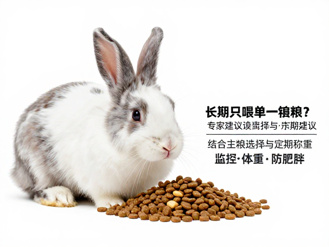 长期只喂单一兔粮？专家建议，结合主粮选择与定期称重，监控体重防肥胖