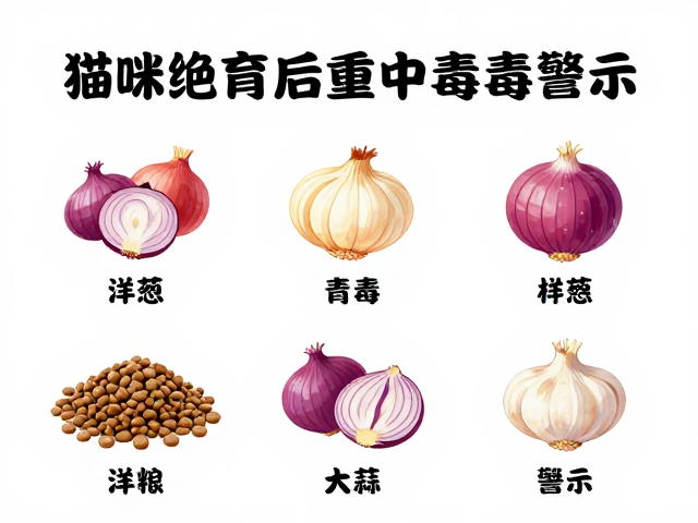 猫咪绝育后体重管理，主粮选择避坑，洋葱大蒜有毒警示