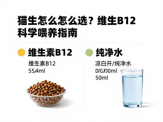 猫粮怎么选?补充维生素B12与凉白开/纯净水的科学喂养指南