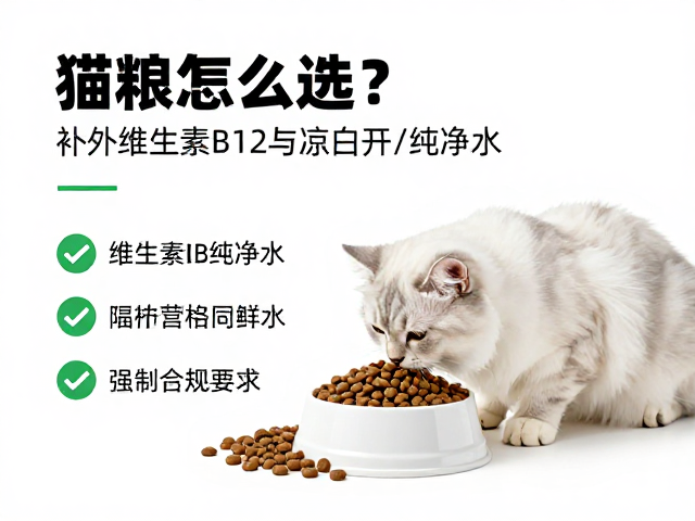 猫粮怎么选？补充维生素B12与凉白开/纯净水的科学喂养指南