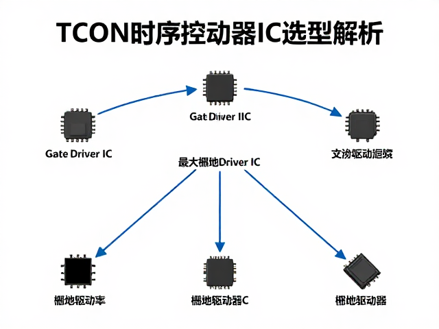 TCON时序控制主板解析,支持最大分辨率与栅极驱动器IC选型指南