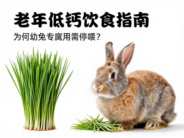 老年兔低钙饮食指南,为何幼兔专用苜蓿草需停喂?