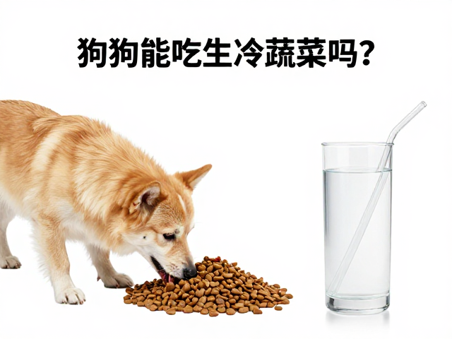 狗狗能吃生冷蔬菜吗?主粮搭配凉白开或纯净水怎么喂更科学