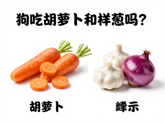 狗狗能吃胡萝卜和洋葱吗?主粮搭配与洋葱大蒜中毒警示