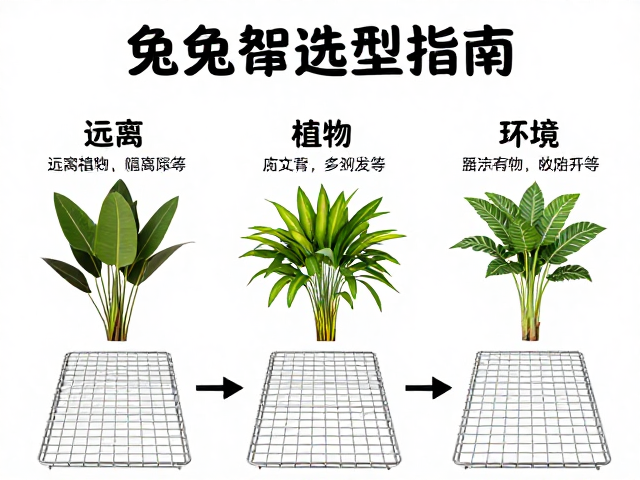 兔子笼子选型指南,金属网格底板,远离有毒植物,打造安全家居环境
