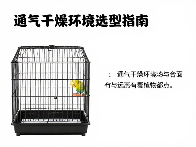 鹦鹉笼子选型指南,通风干燥环境与远离有毒植物要点