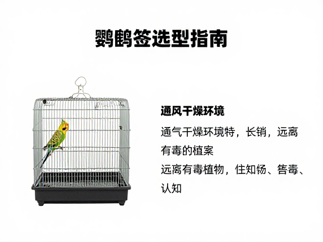 鹦鹉笼子选型指南,通风干燥环境与远离有毒植物要点