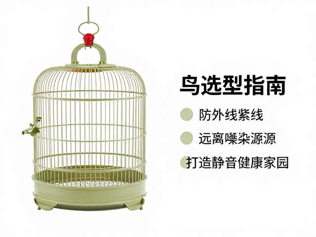 鸟笼选型指南,防紫外线与远离嘈杂源,打造静音健康家园