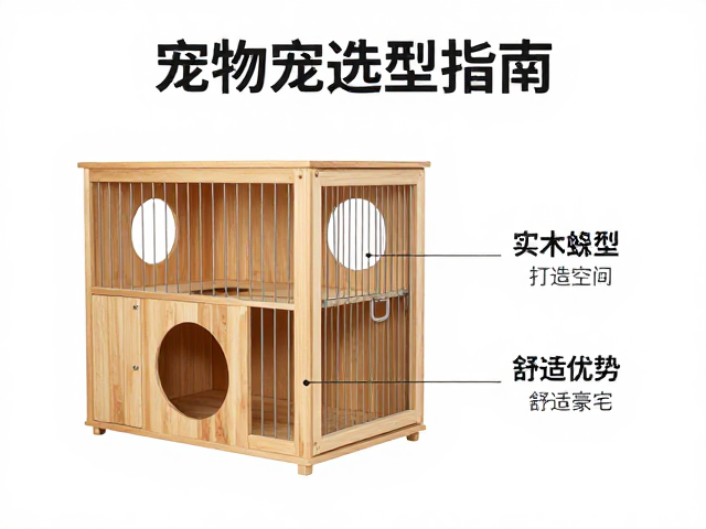 宠物笼选型指南，多层立体空间，实木躲避屋，打造舒适豪宅