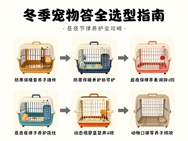 冬季宠物笼子选型指南,防寒保暖与昼夜节律养护全攻略