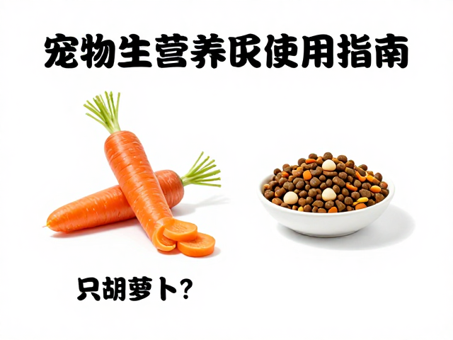 只喂胡萝卜?宠物主粮选择误区与称重计量器具使用指南